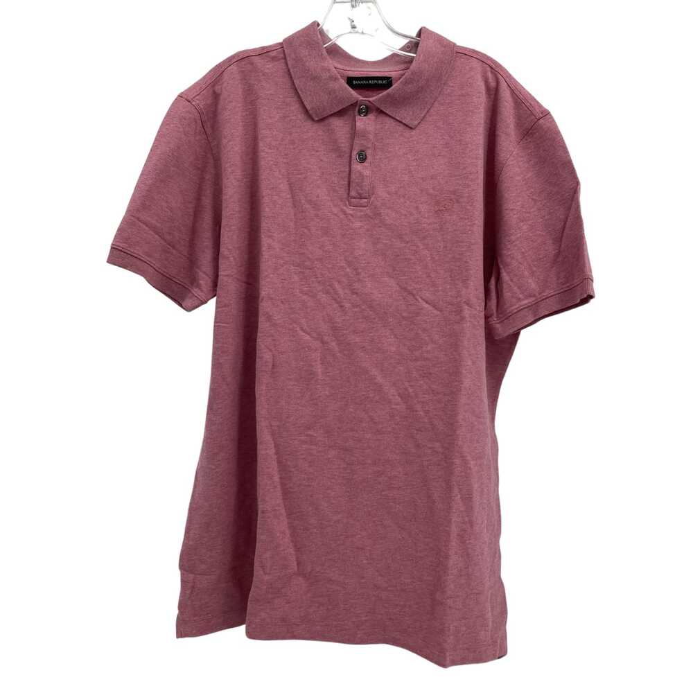 Banana Republic Red Polo Shirt Short Sleeve | Mens XL